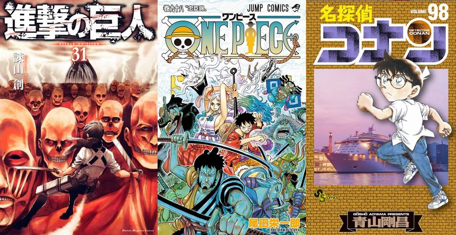 Top 15 manga con le maggiori tirature per volume