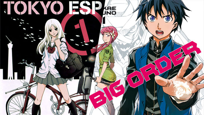 I manga Big Order e Tokyo ESP giungono a conclusione