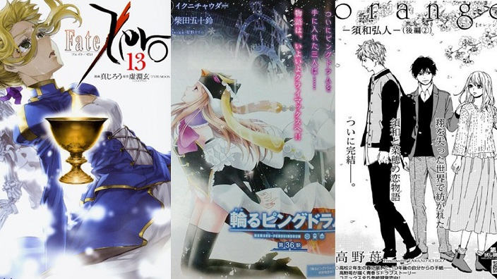 Flash news manga su:  Mawaru Penguindrum, Maid-Sama, Orange, Fate/Zero, Overlord...