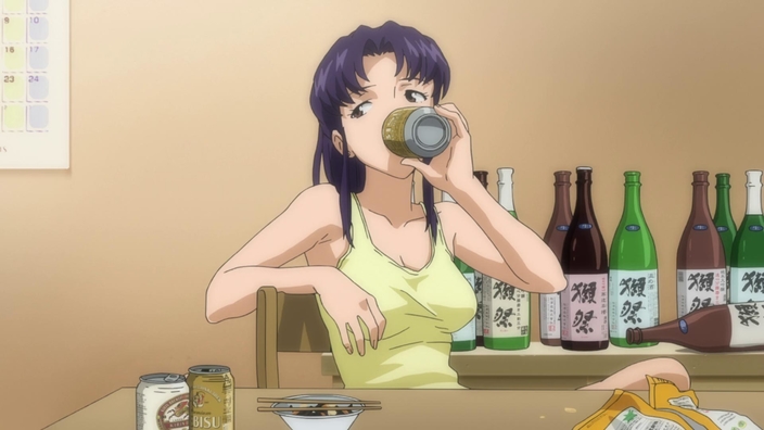 Evangelion: quanto spende Misato in alcolici?