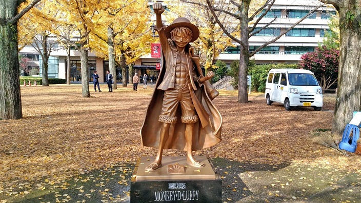 One Piece: la statua di Rufy a Kumamoto ha portato miliardi di yen per il turismo