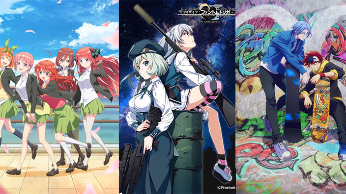 Quintessential Quintuplets, Grisaia, Sk8 the Infinity: nuovi trailer