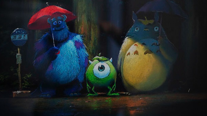 Svelato il segreto dietro l'immagine Studio Ghibli x Pixar