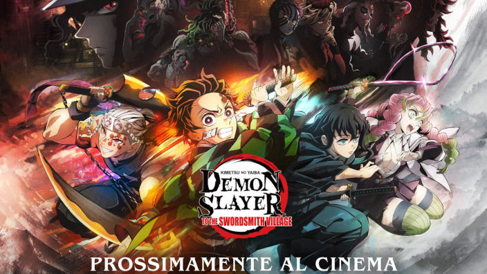 Crunchyroll: dal 2 marzo al cinema Demon Slayer: Kimetsu no Yaiba - Verso il villaggio dei forgiatori di katana