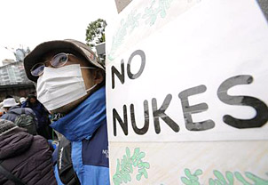 Terremoto Giappone - Proteste contro il nucleare