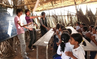 Bokutachi wa Sekai wo Kaeru Koto ga Dekinai but we wanna build a school in Cambodia