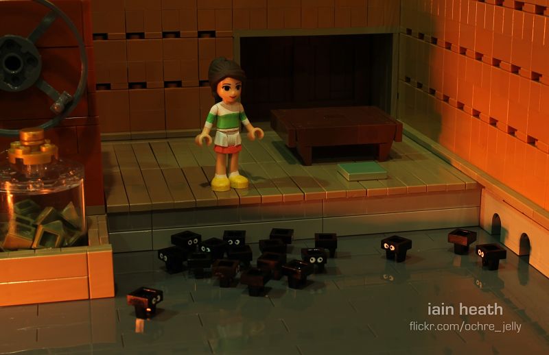 La città incantata di Hayao Miyazaki ricreata usando i mattoncini Lego