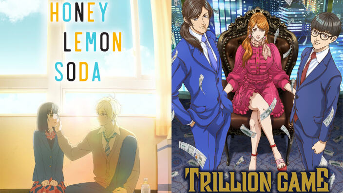 Crunchyroll annuncia Honey Lemon Soda, Trillion Game e altre novità per le prossime stagioni