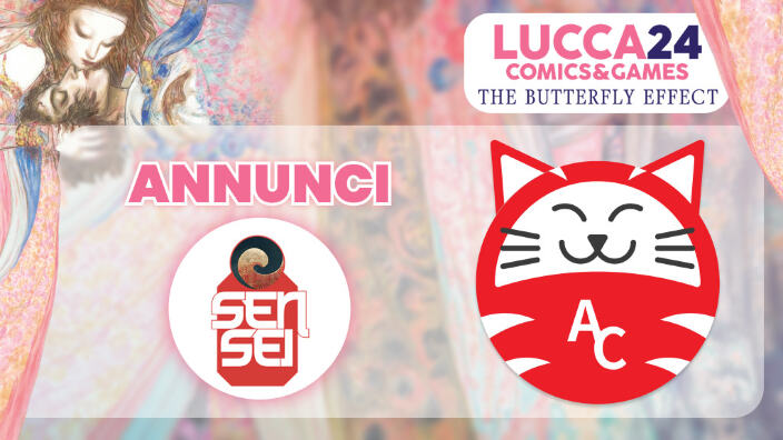 Lucca Comics 2024: gli annunci di Sensei Manga