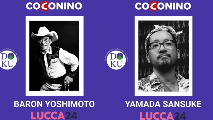 Lucca Comics 2024: Baron Yoshimoto e Yamada Sansuke ospiti di Coconino Press