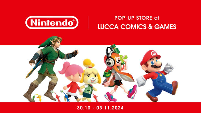 Nintendo conferma la presenza al Lucca Comics & Games 2024