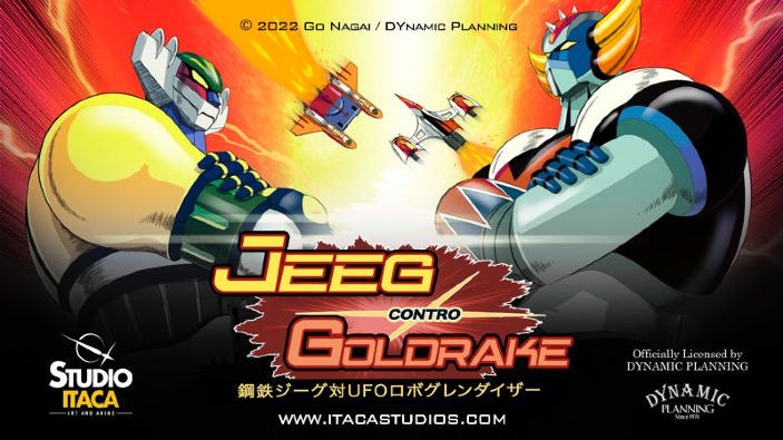 "Jeeg contro Goldrake": tutte le info sull'anime comic tutto italiano di Luca Papeo