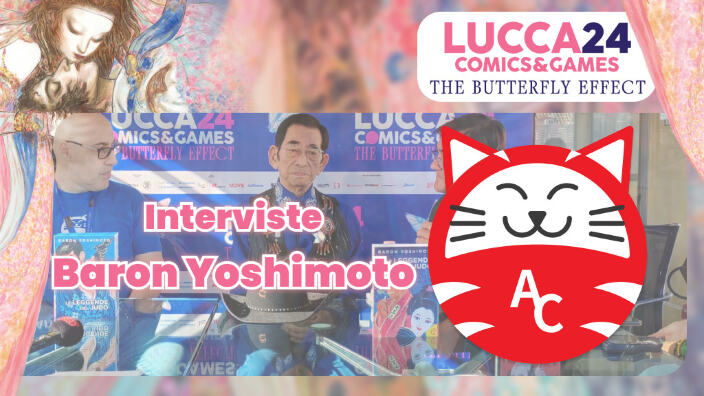 Lucca Comics & Games 2024: press café e showcase di Baron Yoshimoto (Coconino Press)