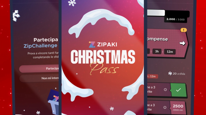 Zipaki: arriva il Natale sulla piattaforma con il Christmas Pass