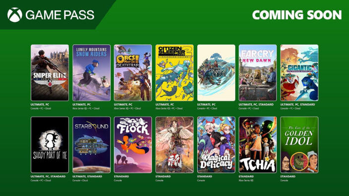 Xbox Game Pass: altri 7 titoli nella seconda metà di gennaio