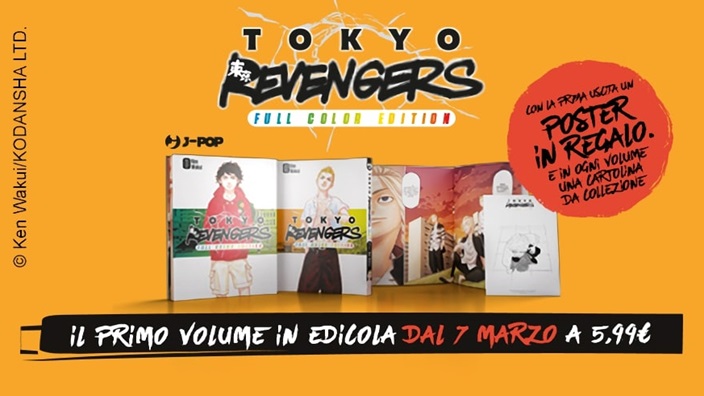 Tokyo Revengers: in edicola la serie completa a colori e in un esclusivo formato