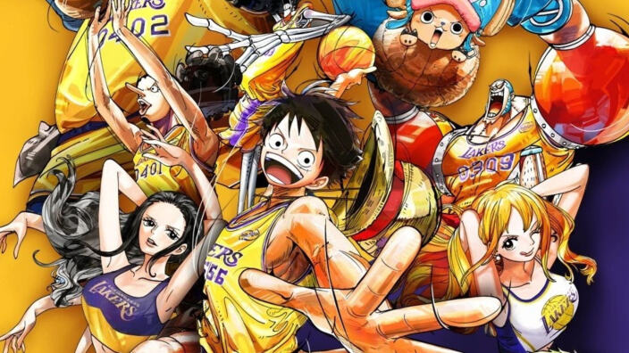 One Piece Game Night:  la ciurma di Cappello di paglia conquista l'arena dei Lakers