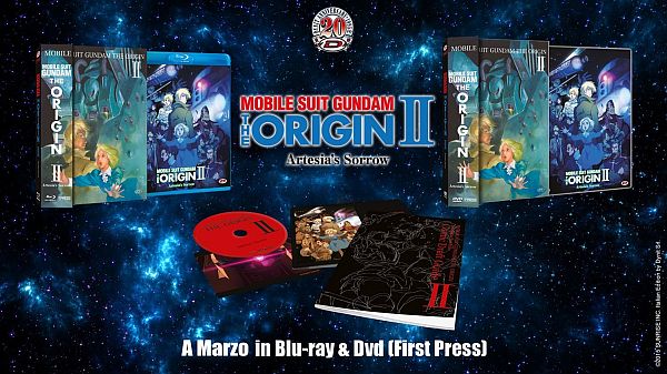 Mobile Suit Gundam - The Origin II: il cofanetto Dynit in DVD e BD