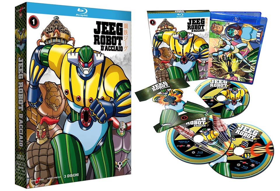 Guardiamo insieme il primo box Blu Ray di Jeeg Robot D'Acciaio