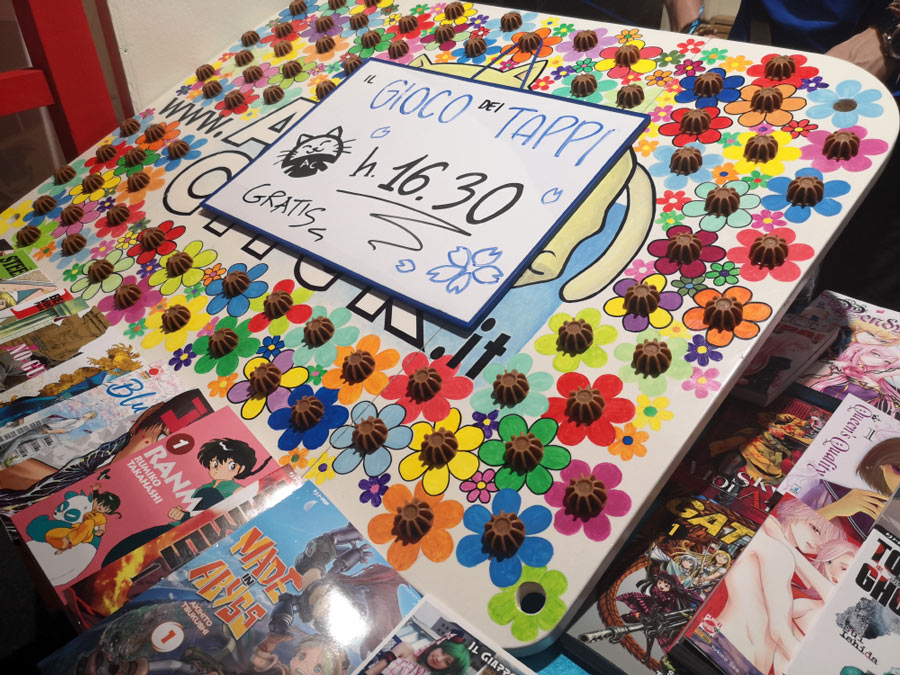 Gioco dei tappi - Napoli Comicon 2019