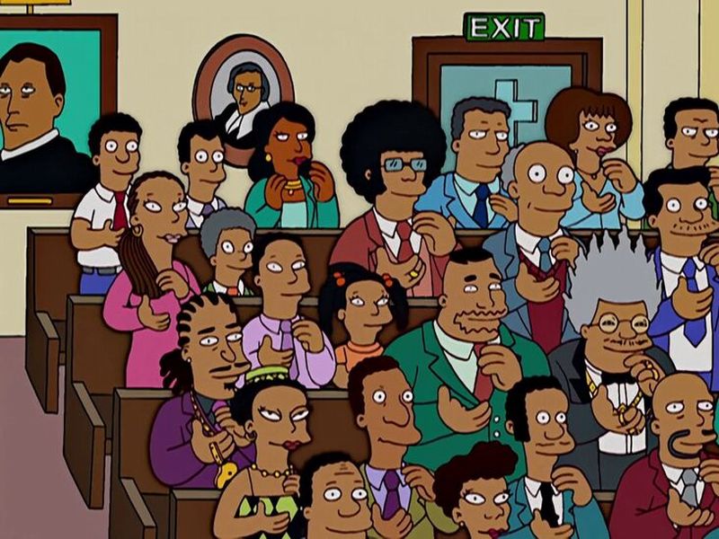 Niente più doppiaggio di bianchi su personaggi di colore nei Simpson #Agoraclick 145
