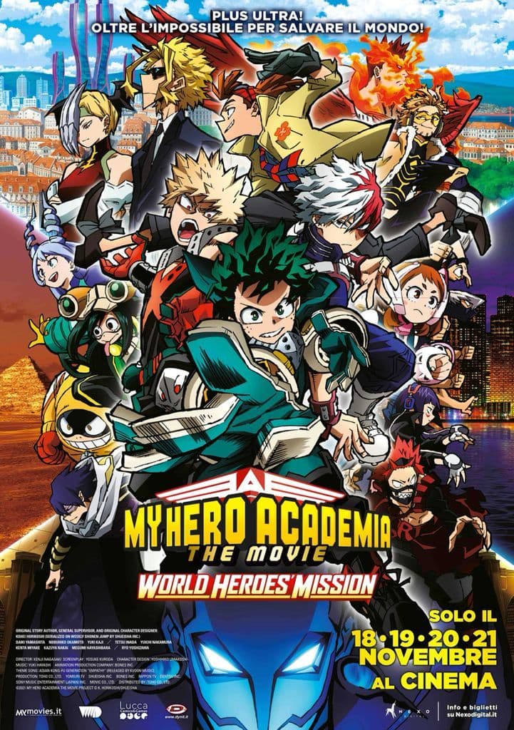 Il Terzo Film Di My Hero Academia Al Cinema E Doppiaggio Kemono Jihen Annunci Dynit Animeclick