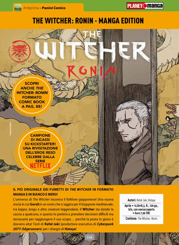 The Witcher: Ronin - Manga Edition