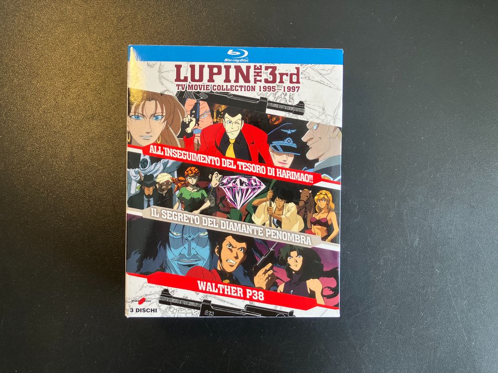 Lupin III - TV Movie Collection 1995-1997 - Unboxing del BD Yamato Video e Eagle Pictures