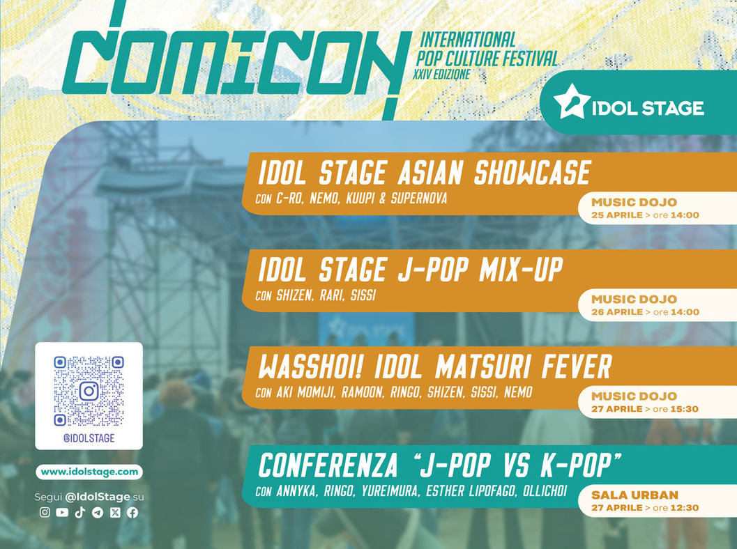 I concerti di Idol Stage al Napoli Comicon 2024