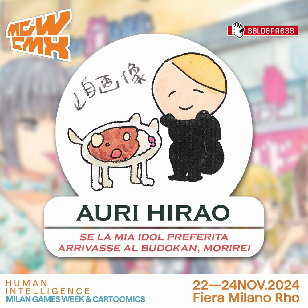 Auri Hirao a Milan Games Week & Cartoomics 2024