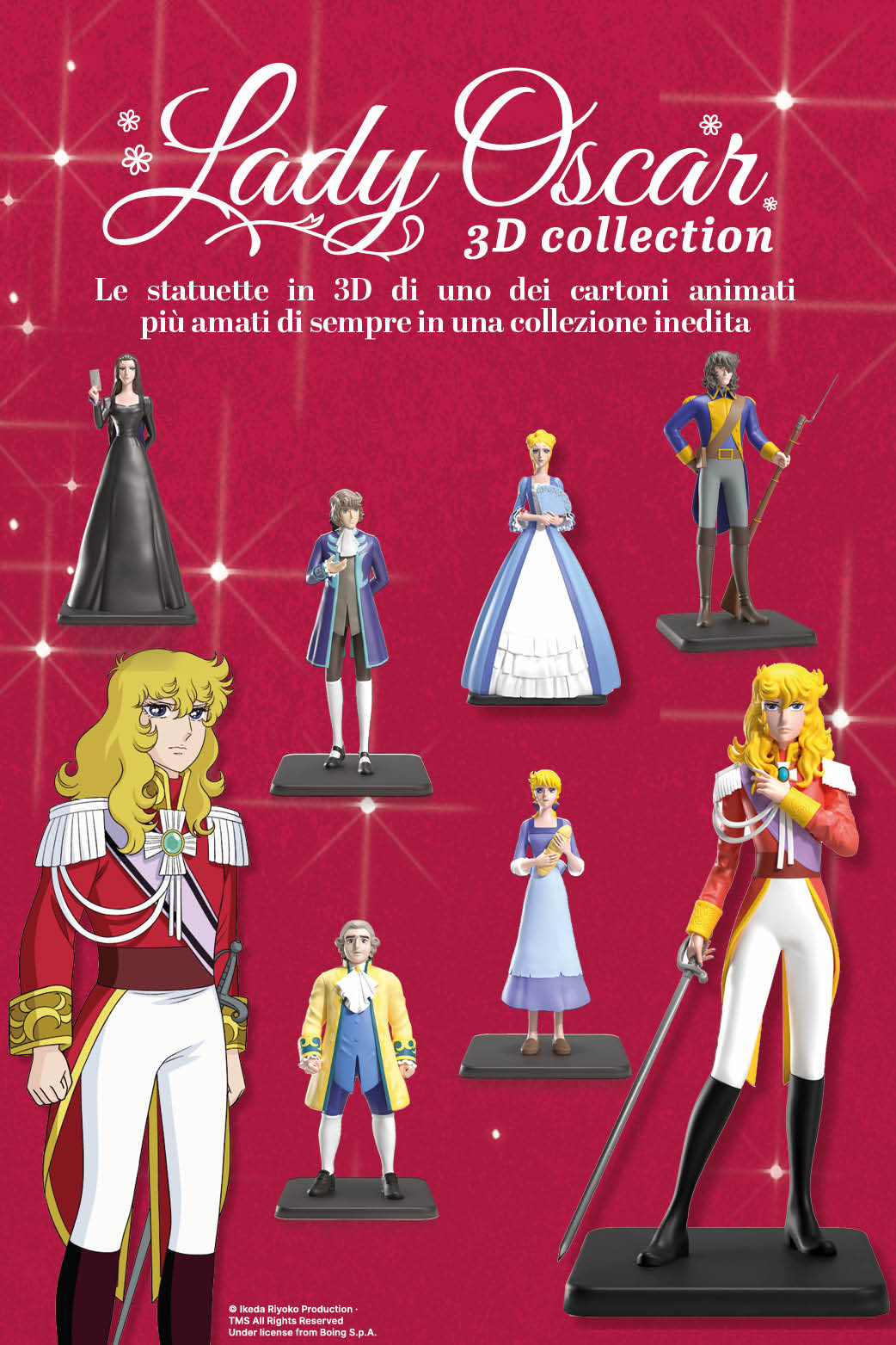 Lady Oscar 3D Collection: in edicola le riproduzioni della iconica ...