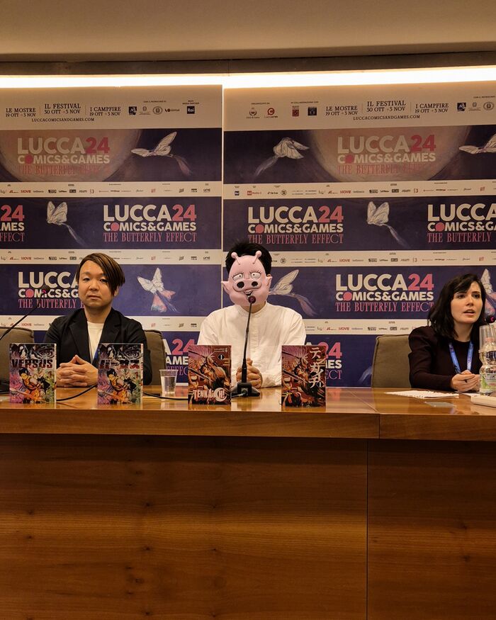 Kyoutarou Azuma: press cafè a Lucca Comics & Games 2024