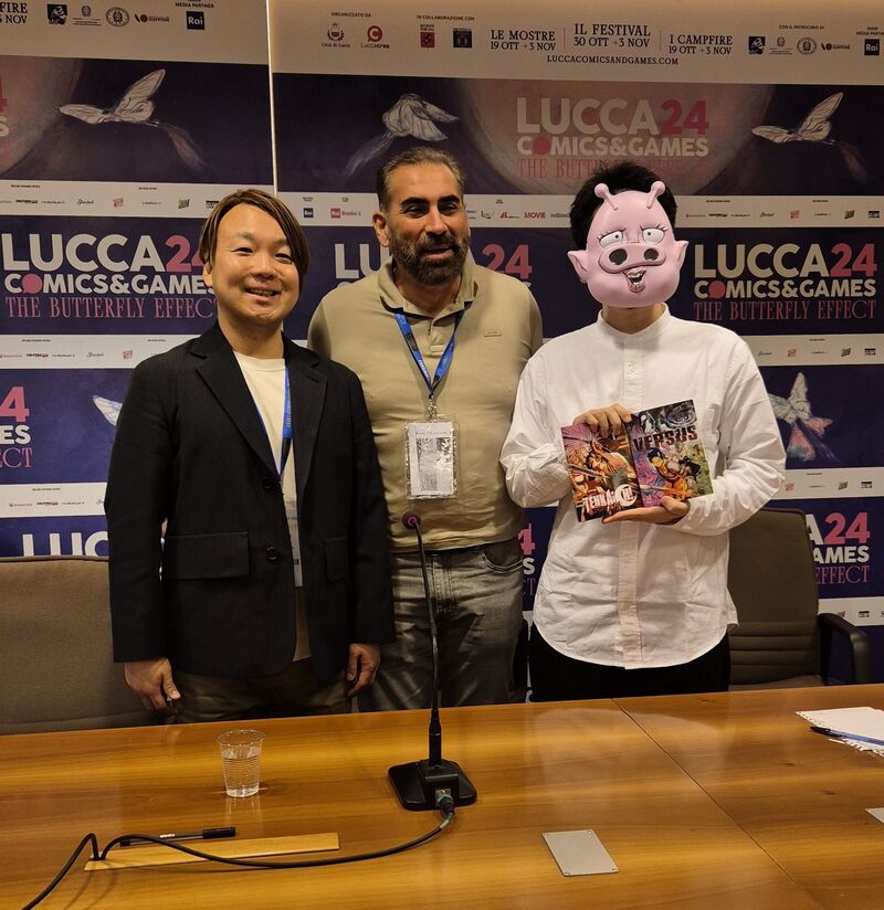 Kyoutarou Azuma: press cafè a Lucca Comics & Games 2024