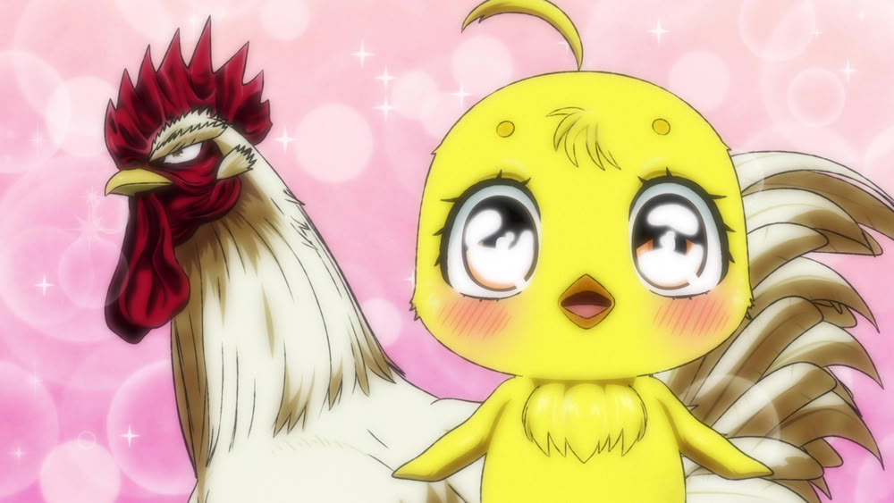 Keiji e Piyoko in Rooster Fighter Keiji e Piyoko in Rooster Fighter