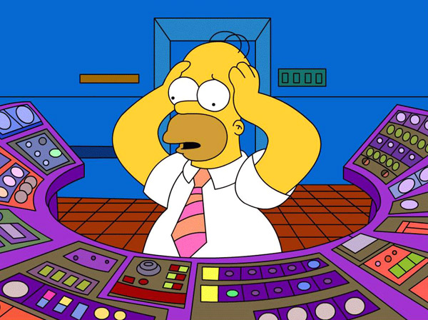 Homer Simpson Nuclear Plant - Home alla centrale nucleare