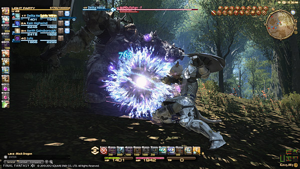 Final Fantasy XIV 2.0 E3 2012 - 03 - Battle Sequence 03 - Paladin VS Dullahan 01