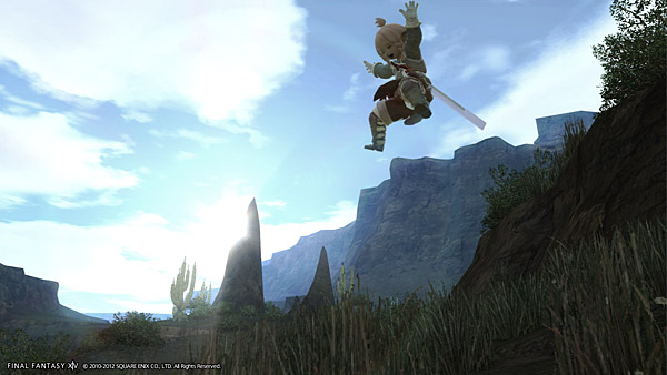 Final Fantasy XIV 2.0 E3 2012 - 11 - Lalafell Jumping