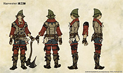 Final Fantasy XIV 2.0 E3 2012 - 22 - Artwork 08 - New Botanist Equipment