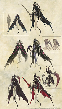 Final Fantasy XIV 2.0 E3 2012 - 25 - Artwork 11 - Monster 01 - Succubus