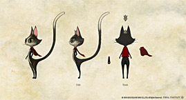 Final Fantasy XIV 2.0 E3 2012 - 26 - Artwork 12 - Monster 02 - Cait Sith