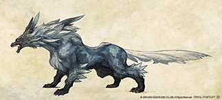 Final Fantasy XIV 2.0 E3 2012 - 27 - Artwork 13 - Monster 03 - Fenrir