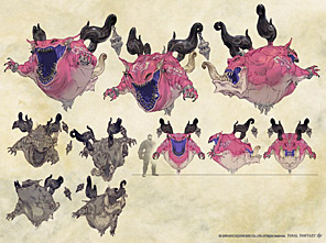 Final Fantasy XIV 2.0 E3 2012 - 28 - Artwork 14 - Monster 04 - Typhoon