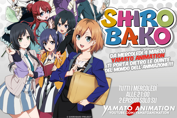 Shirobako, da mercoledì 4 marzo su Yamato Animation.