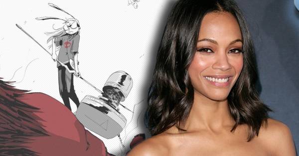 Zoe Saldana I kill giants